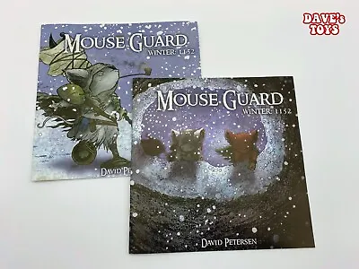 Mouse Guard Winter 1152 #1 & #2 David Petersen FIRST PRINT 2007 • $17.99