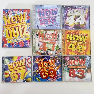 £15.95 • Buy Now Thats What I Call Music 7x CD Bundle. 38, 44, 47, 49, 67, 69, 83. DVD Quiz