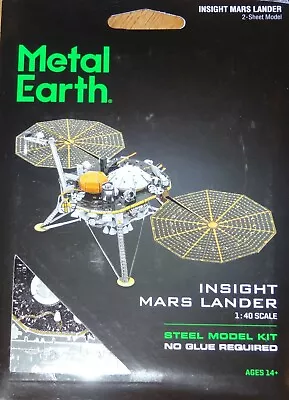 Insight Mars Lander Metal Earth 3D Laser Cut Metal Model Kit Space MMS193  • $12.95