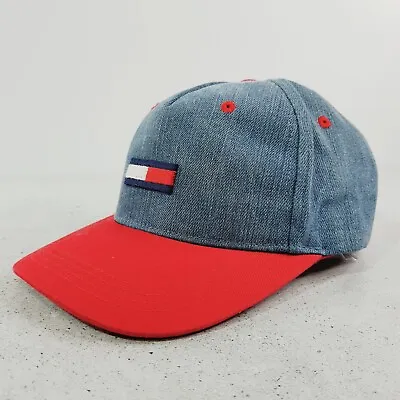 TOMMY HILFIGER Denim Exclusive Cap Hat In Denim - NEW • $75