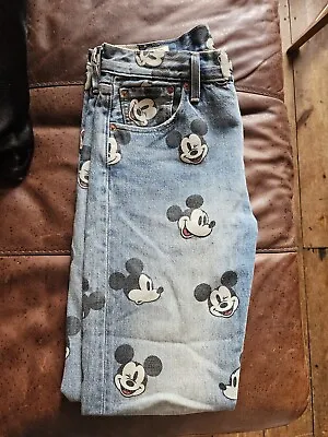 Levis Mickey Mouse Jeans Sz 30 Waist • $126.33