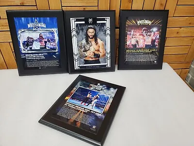 Authentic Roman Reigns WWE 10.5  X 13  2023 WrestleMania Summer Slam Set Of 4 • $85