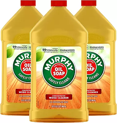 Murphy Oil Soap Wood Cleaner Concentrated - 32 Oz. Pack Of 3 • $19.97
