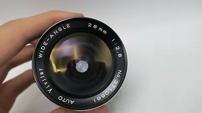 Auto Vivitar Wide-Auto F2.8 28mm T4 Mount Lens For SLR/Mirrorless Cameras • $14.34