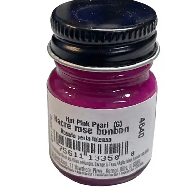 Testors 4640 Hot Pink Pearl Gloss Model Master Acrylic Paint - 1/2 Oz. Bottle • $4.99