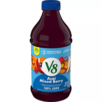 V8 Blends 100% Juice Acai Mixed Berry Juice 46 Fl Oz Bottle • $6.60