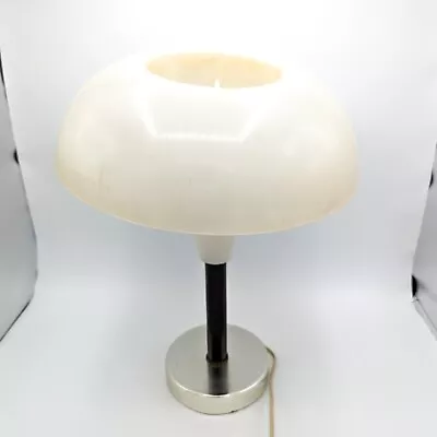 RARE 1950's Atomic Mushroom Bulb MCM Table Lamp Plastic Dome 16  Asymmetrical VG • $99.99