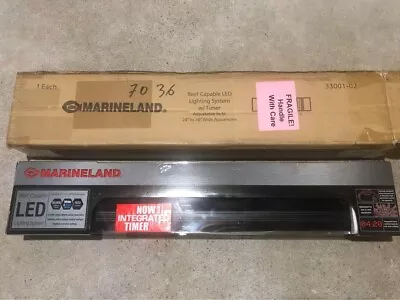 MARINELAND Reef Capable LED Lighting System With A Fully Integrated Timer NIB • $75.50