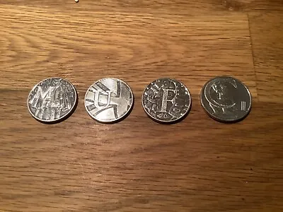 4 X  A Z  ALPHABET 2018  UNC. 10p COINS.   LETTERS  M U F C. • £0.99