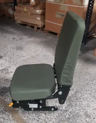 High Back Military Green Seat Jump Suspension Oshkosh MK48 1350500 131026HN303 • $325.99