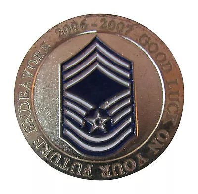 USAF Chief Master Sergeant 2006-2007 Challenge Coin • $15.95