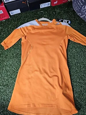 Adidas Climacool Techfit Orange Short Sleeve Compression Shirt Men's NWT • $59.95