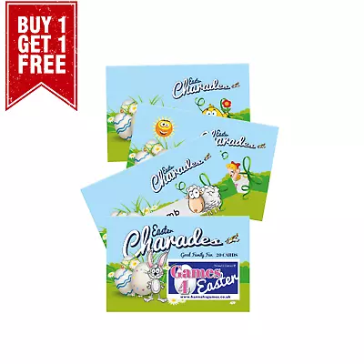 Charades Easter Game Pack - Kids Party Games Egg Ideas Gifts Family Activities • £3.99