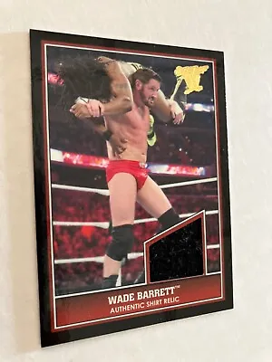 Wade Barrett 2013 Topps Piece Of Shirt Wwe Wrestling Card See Scans • $4