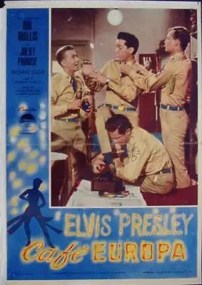 GI BLUES ELVIS PRESLEY Italian Fotobusta Movie Poster 1 1960 RARE • $200