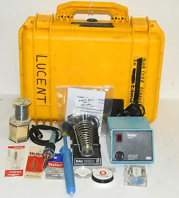 £242.77 • Buy Weller WTCPT Soldering Station PU120T And TC201T Iron W/ Stand,Tips & Case
