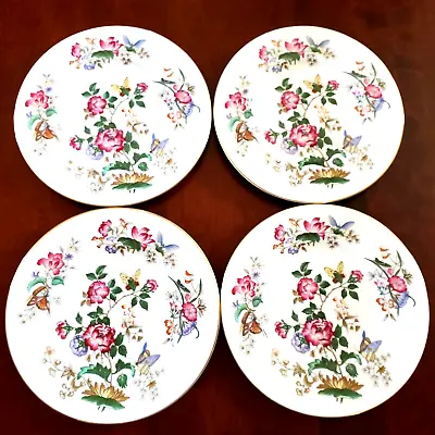 $59.95 • Buy Wedgwood Charnwood Luncheon Plate 9 Inch Bone China Set Of 4 Brown Stamp
