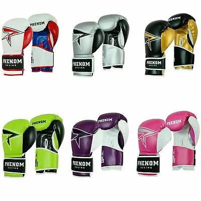 Phenom PU Leather Kick Boxing Gloves For Adults Equipment MMA Sanda Karate • $45