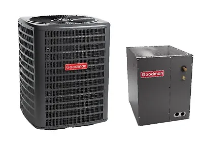 1.5 Ton 14.3 SEER2 Goodman Air Conditioner GSXN401810 And Vertical Coil • $2023