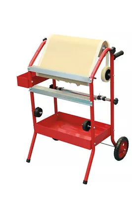 Power-Tec 92635 | Mobile Masking Machine Large Wheels Serrated Edges Mask Paper • $97.55