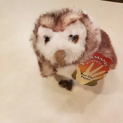 Foklmanis 12  Plush Barn Owl Puppet With Tags Some Dirt And Odor See Description • $5