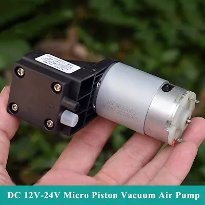 $13.98 • Buy DC 12V-24V Large Flow Mini Piston Vacuum Air Pump Negative Pressure Suction Pump