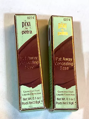 2 Pixi By Petra Pat Away Concealing Base Espresso Shade .1 Oz Ea Free Ship #141 • $13.97