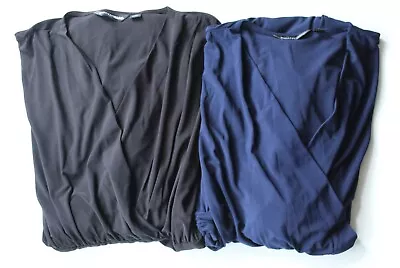 2 X Nina Leonard Short Sleeve V Neck Palazzo Jumpsuits - Medium - New • £12.99
