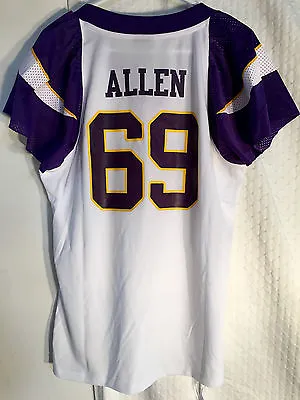 Reebok Women's NFL Jersey Minnesota Vikings Jared Allen White Flirt Sz M • $9.99