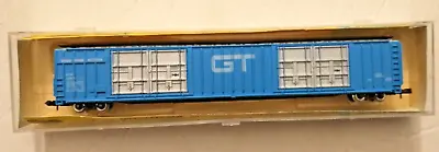 N Scale Minitrix 86'  Grand Trunk 4 Door Auto Box Car   GT Vintage • $24