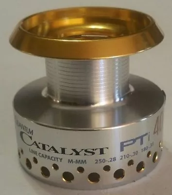 New Quantum Quantium CATALYST PTi 40 Spinning Reel Part Aluminum Spare Spool • $9.99