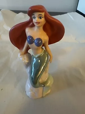 Vintage 90s Disney Little Mermaid Ariel Princess Ceramic Figurine • $9.99