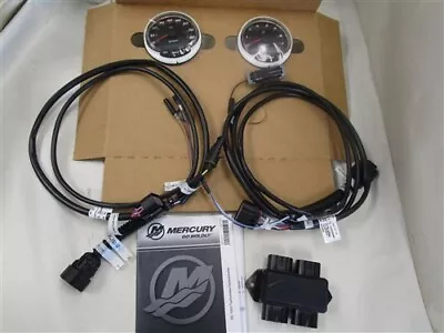 Mercury Tachometer Speedometer Gauge Set (2) 79 8m0135633 Marine Boat • $629.95