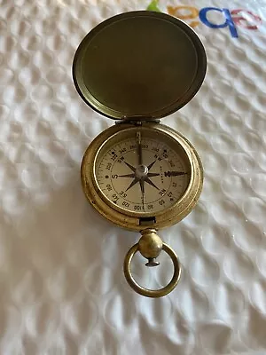 Vintage Waltham Military Pocket Compass Brass • $130