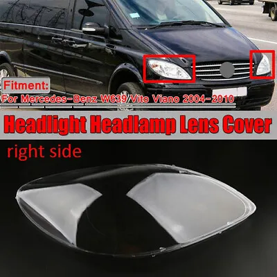 Right Headlamp Lense Lens Cover Headlight For Mercedes-Benz W639 Vito 2004-2010 • $42.99