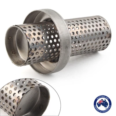 Motor Exhaust 60.5mm DB Killer Silencer Muffler Baffle Eliminate Noise 103mm AU • $17.88