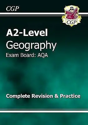 A2 Level Geography AQA Complete Revision & Practice By CGP Books • £1.90