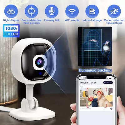 Smart Home WiFi Camera Indoor Security Surveillance System Night Vision Monitor • $22.82