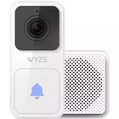 WYZE Video Doorbell With Chime - 1080p HD Video 3:4 Aspect Ratio -  Good • $19.89