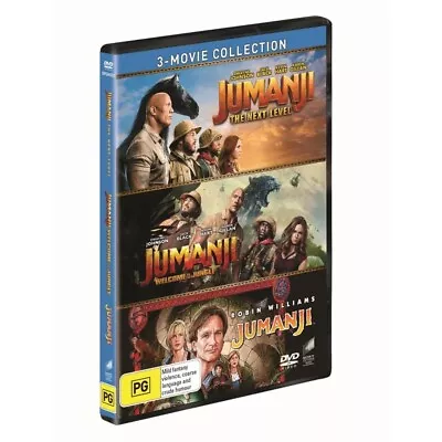 $39.95 • Buy BRAND NEW Jumanji 3-Movie Collection (DVD, 2020) R4 Robin Williams