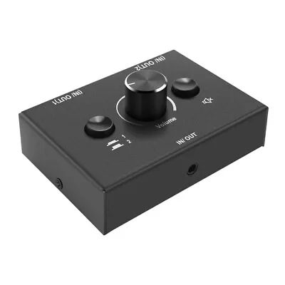 3.5mm Audio Switcher 2 Input 1 Output/1 Input 2 Output Audio Splitter3403 • $15.77