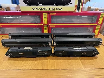 Hornby Super Detailed GWR HST Pack With 4x Sliding Door Coaches. Castle Set OO. • £365