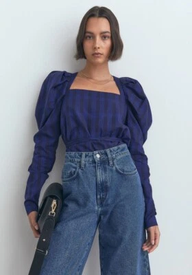 Stunning Viktoria And Woods Realism Top In Burnett Check • $120