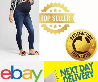 Over Belly Skinny Maternity Jeans - Isabel Maternity By Ingrid & Isabel • $12