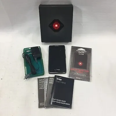 Motorola XT912 Droid RAZR Maxx Verizon Smartphone Clean & Working Accessories • $55