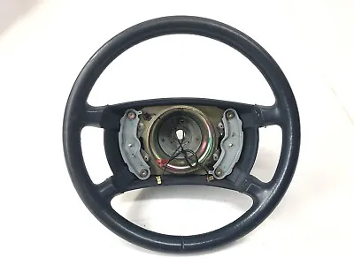 Mercedes W124 W126 R129 R107 W201 Leather Steering Wheel 1244640228 Oem ✅ Clean • $125