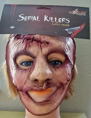 $18.61 • Buy Adult Serial Killer 33 Scarred Insane Crazy Latex Face Mask Costume Tb25533