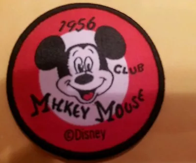 MICKEY Mouse  Club 1956 SEW On Patch Mint Never Used 2.5  X 2.5  • $3.69