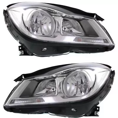 Set Of 2 Headlights Driving Head Lights Headlamps  Driver & Passenger Side Pair • $293.95