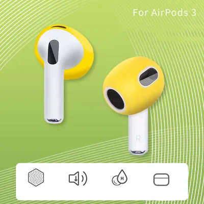 $14.93 • Buy 2023 Silicone Ear Hook For Apple AirPods3 Ear Tips Earmuffs Earpod Cover Earbuds